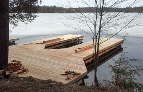 Dock build on Lake