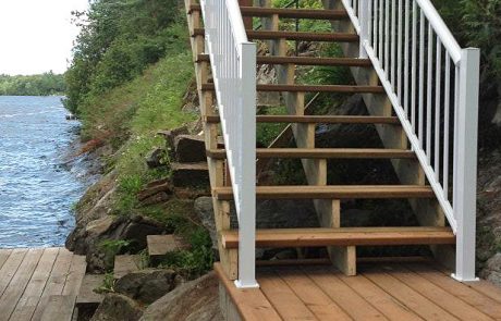 Boathouse stairs