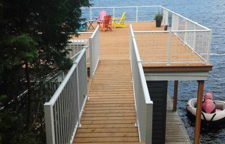 Muskoka Sundeck with view