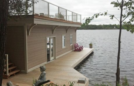 Lake Muskoka Boathouse with Sundeck