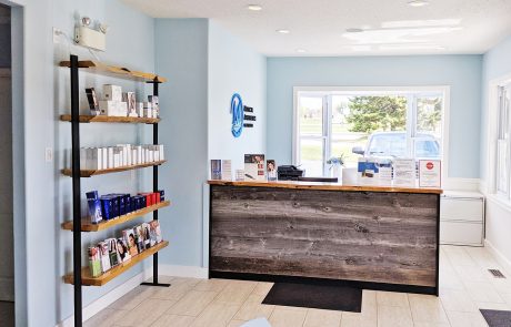 Medical office reception renovation
