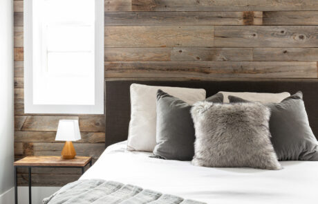 Personalized Custom Built Home Bedroom in Muskoka